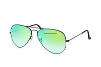 Kính Ray-Ban Aviator RB3025-002/4J xanh lá tráng gương