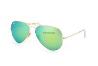 Kính Ray-Ban Aviator RB3025-112/19 xanh lá tráng gương