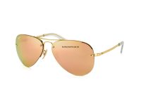 Kính Ray-Ban Aviator RB3449-001/2Y vàng tráng gương