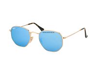 Kính Ray-Ban Round RB3548N-001/9O tròng tráng gương xanh dương