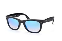 Kính Ray-Ban Folding Wayfarer RB4105-6069/4O tráng gương xanh dương