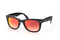 Kính Ray-Ban Folding Wayfarer RB4105-6069-4W tráng gương đỏ